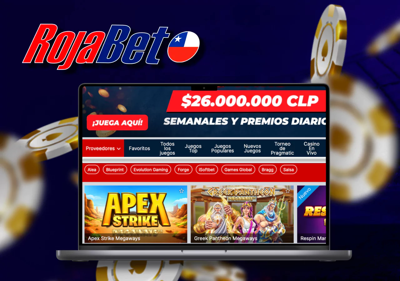 Proveedores de casinos en la plataforma de apuestas en Chile